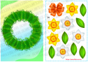 Аплікація "Весняний віночок"