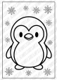 Аплікація "Пінгвін на крижині"