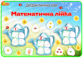 Дидактична гра "Математична лійка"