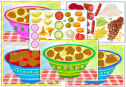 Дидактична гра "Смачні страви. Знайди тінь"