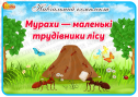 Навчальний комплект «Мурахи — маленькі трудівники лісу»
