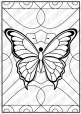 Вітражні розмальовки "Метелики"