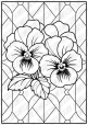 Вітражні розмальовки "Весняні квіти"
