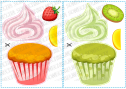 Аплікація "Фруктові капкейки"