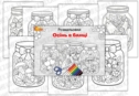 Розмальовки "Осінь в банці"
