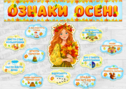 Набір для оформлення "Ознаки осені"