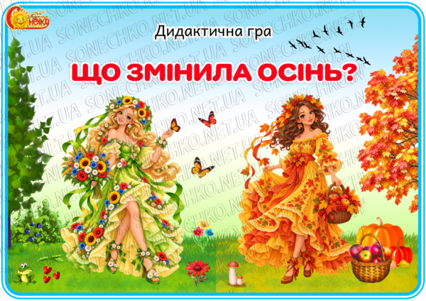 Дидактична гра "Що змінила осінь?