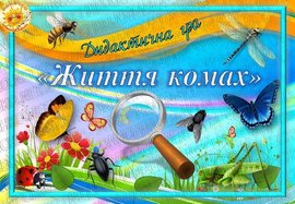 Дидактична гра "Життя комах"